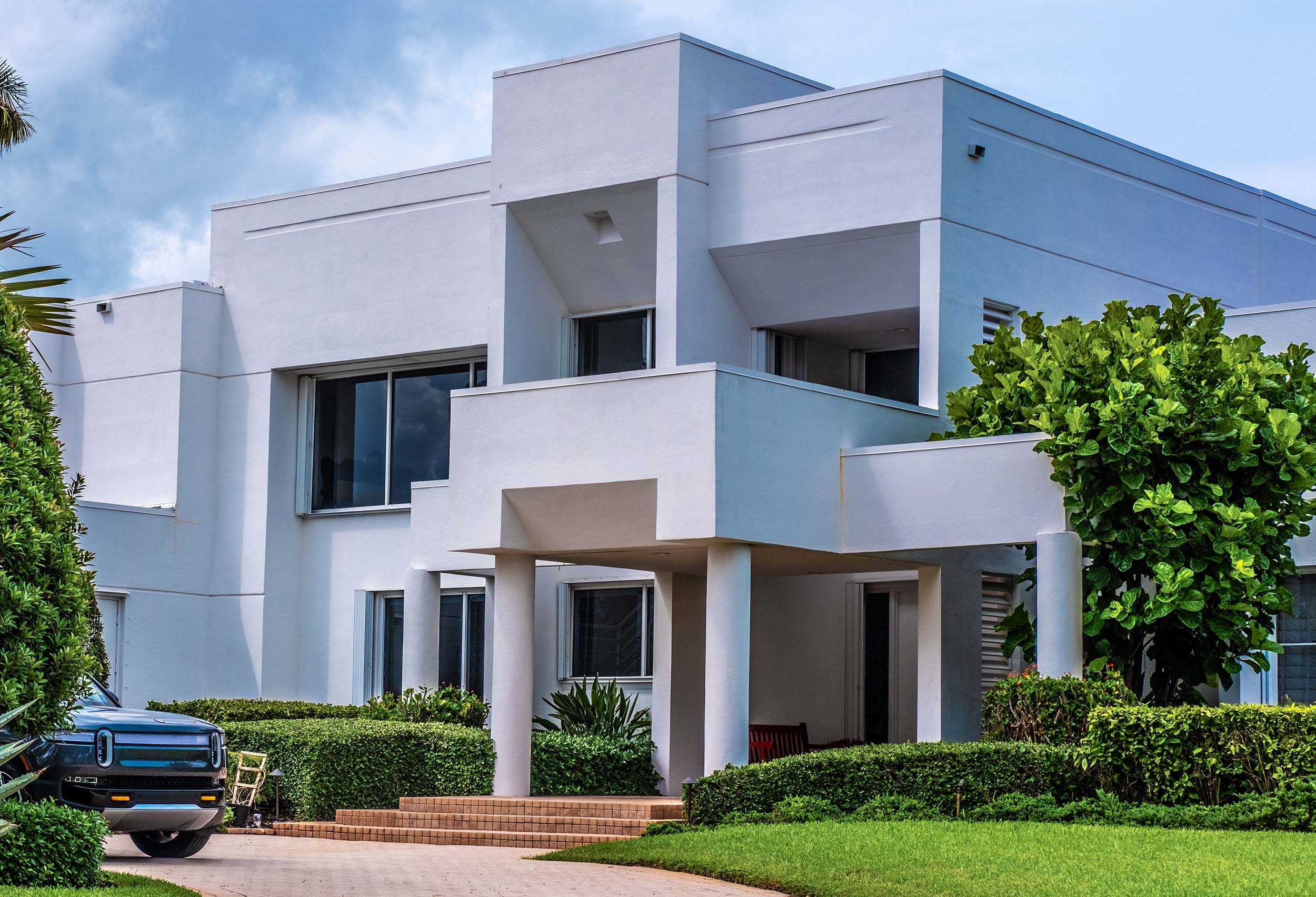 Accordion Shutters on a Boca Raton, FL Home