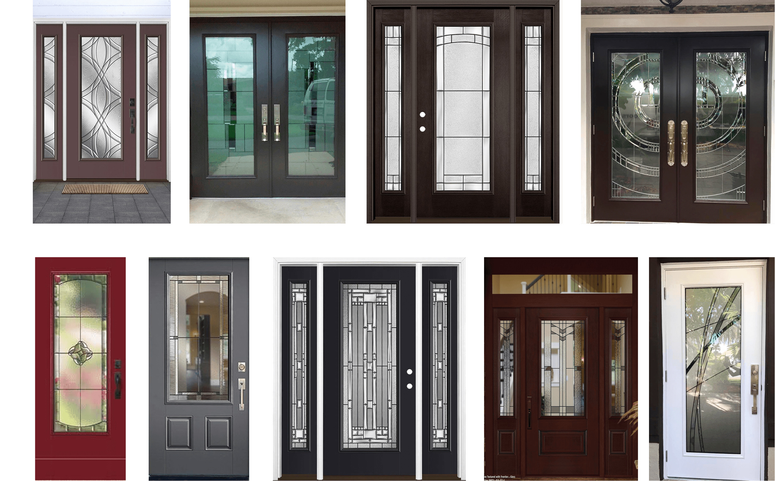 Masonite Hurricane Door Glass Designs for Full-Lite Impact Doors.