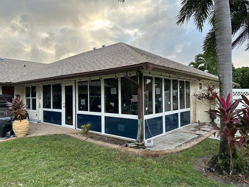 Impact Window Patio Enclosure